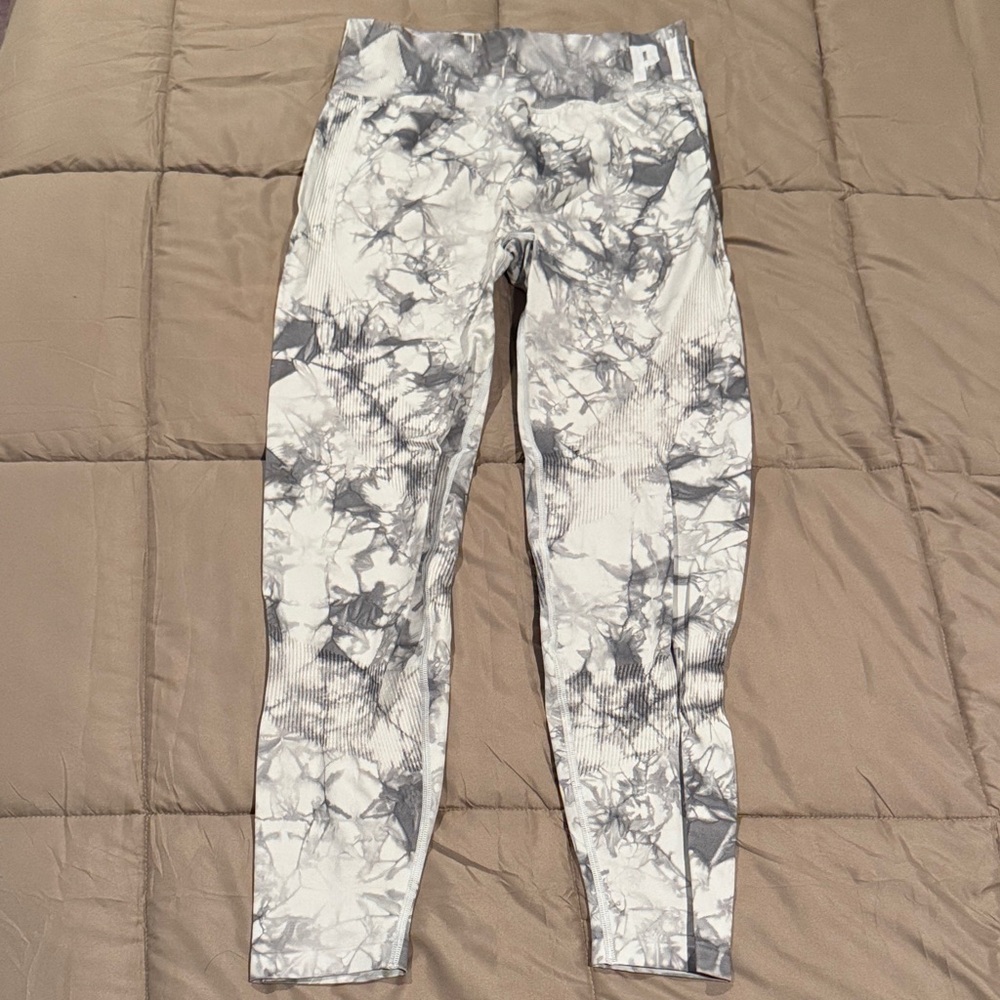 Victoria's Secret Active Marble Gray Leggings